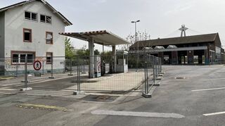 „Lost Place“ nördlich des Ludwigshafener Hauptbahnhofs: Das verlassene Busdepot wird jetzt für einen bestimmten Zweck von der Stadt angemietet.