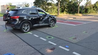 In Mannheim ist es am Mittwoch zu einem tödlichen Unfall zwischen einem Rollerfahrer und einem Auto gekommem