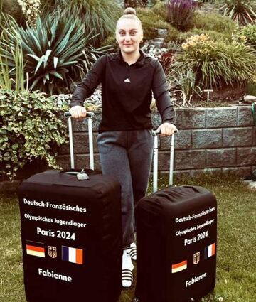 Fabienne Lay hat die Koffer für Paris schon gepackt.