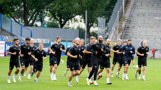 Nach der Sommerpause hat der SV Waldhof wieder das Training aufgenommen.