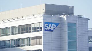 Ein Firmengebäude am SAP-Stammsitz Walldorf.