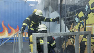 Im Brandfall ist jeder Handgriff wichtig. Das muss geübt werden.