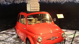 Im Turiner Automuseum das berühmteste Fiat-Produkt: der Cinquecento. Zwischen 1957 und 1977 wurden von ihm 3,7 Millionen Exemplare verkauft.