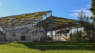 Hier, wo während der Bundesgartenschau Kunsthandwerk und Pflanzen verkauft wurden, soll es im September an zwei Wochenenden Kultur in der U-Halle auf dem Spinelli-Gelände geben.