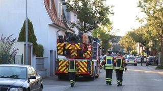 Feuerwehr und Polizei befinden sich in Wiesloch am Dienstagmorgen im Einsatz.
