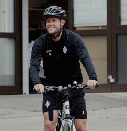 Musste drei Tage lang aufs Rad umsteigen: Marcel Seegert.
