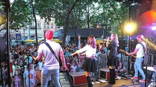 Einer der musikalischen Höhepunkte des Stadtteilfests Schwetzingerstadt/Oststadt: die Bongaz Showband.