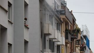 Wohnungsbrand in den Mannheimer Quadraten.