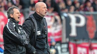 Schon bei Eintracht Braunschweig arbeitete Frank Eulberg (l.) mit Marco Antwerpen zusammen. Jetzt gibt es ein Wiedersehen beim Waldhof.