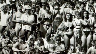 Beach-Party am Heddesheimer Badesee am 24. Juli 1989.