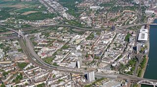 Ludwigshafen ist laut einer Studie der Deutschen Umwelthilfe die Stadt mit den meisten versiegelten Flächen in Deutschland.