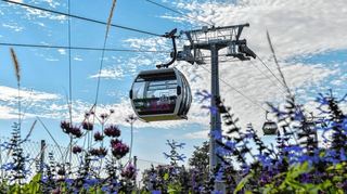 Die Buga-Seilbahn.