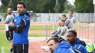 Vor allem mit jungen und entwicklungsfähigen Spielern möchte der neue TSG-Trainer Lukas Cambeis (li.) in der neuen Saison Akzente setzen.