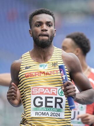 Lucas Ansah-Peprah ist in der deutschen Sprintstaffel gesetzt.