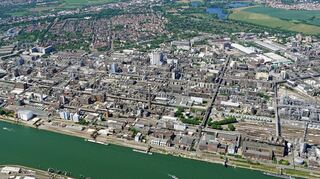Das BASF-Stammwerk in Ludwigshafen. Grünflächen gibt es dort aus guten Gründen nur wenige.