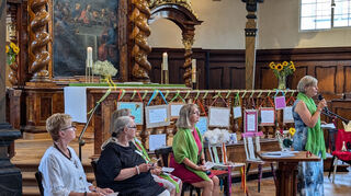Die fünf Verantwortlichen der Nachmittags- und Abendgruppen: Waltraud Teutsch (v.l.), Monika Willeke, Gisela Fischer, Sylvia Zerech und Manuela Schurhammer.