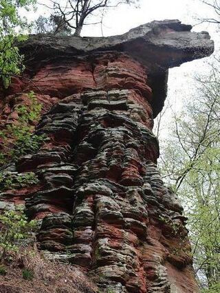 Markant: die „Drachenkopf“ genannte Felsformation.