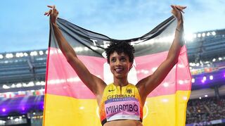 Diesmal Silber: Malaika Mihambo.