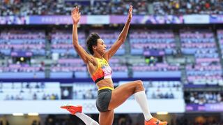 Weit, aber nicht weit genug für Gold: Malaika Mihambo.