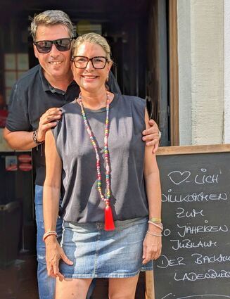 Rainer Döringer und Tanja Tholey freuen sich.