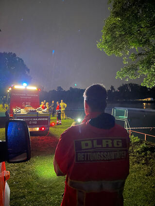 Fast drei Stunden dauerte der Einsatz am Stollenwörthweiher.