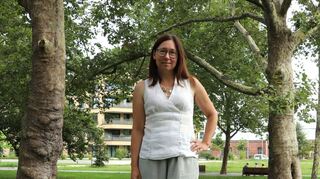 Alice van Scoter mag den Hanns-Glückstein-Park auf dem Lindenhof – ein Stück Natur mitten in der Stadt.