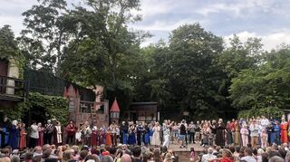 Tosender Applaus auf der Mannheimer Gartenstadt beim Saisonabschluss der Freilichtbühne am 3. August mit „Robin Hood“.
