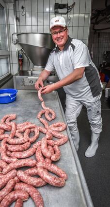 Produziert für den Verkauf im eigenen Laden: Holger Koch.