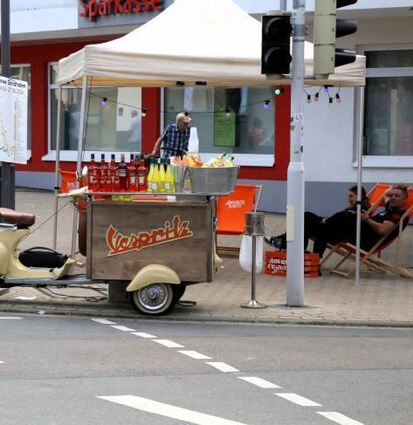 Cocktails gab es am Sonntag auch beim Einkaufsbummel.