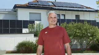 Will für die FDP bei der Bürgermeisterwahl im März kandidieren: Werner Kruck – hier vor seinem Haus in Bobstadt.