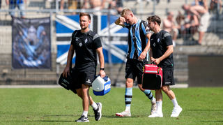 Niklas Hoffmann musste im Spiel gegen Saarbrücken verletzungsbedingt ausgewechselt werden.