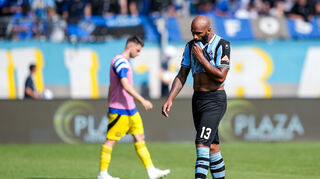Enttäuschung nach dem Schlusspfiff bei Terrence Boyd.