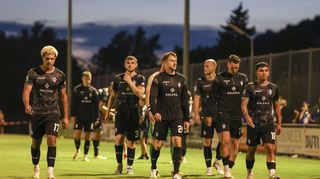 Die Spieler des SV Waldhof Mannheim erlebten einen Tag zum Vergessen und schleichen als Verlierer vom Platz.