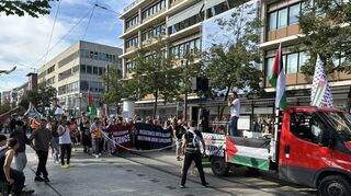 Palästina-Demonstration in Mannheim.