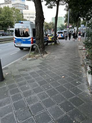 Polizeieinsatz in den Mannheimer U-Quadraten