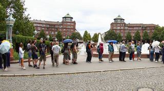 Neue Ausstellung und großer Andrang: der Wasserturm am „Tag des offenen Denkmals“.