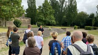 Das Mahnmal für die Kriegsopfer auf dem Hauptfriedhof war erstmals Ziel von Führungen zum „Tag des offenen Denkmals“.