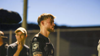 SV Waldhof Mannheim-Neuzugang Manuel Braun beim Pokal-Spiel gegen den VfR Gommersdorf.