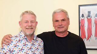 FDP-Vorsitzender Burkhard Vetter (l.) mit dem frisch nominierten Bürgermeister-Kandidaten Werner Kruck.
