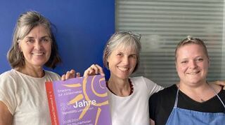 Monika Horneff (v. l.), Anneli Argus und Diana Gieß laden ein.