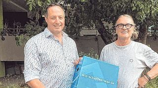 Sind vom Konzept des Freiwilligentags überzeugt: Der frühere Organisator Horst Stephan (r.) und sein Nachfolger Harald Hofmann.