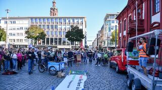 Demo in Mannheim für mehr Klimaschutz.