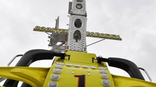 Da wird man hochgewirbelt, höher als das Riesenrad: Der Booster Maxxx gehört zu den Fahrgeschäften, die erstmals auf der Oktobermess sind, die am Samstag eröffnet wird.