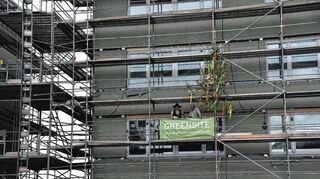 Richtfest an der Greensite: 6500 Quad-ratmeter neue Bürofläche.
