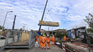 Wie ein Damoklesschwert schweben mögliche teure Sanierungen von Brücken in Mannheim – hier die BBC-Brücke – über dem Haushalt.