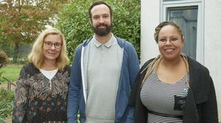 Sie haben viel zu tun: Seniorenberaterin Beate Weidner-Werle (l.), Simon Konrad vom Betreuten Wohnen und Letisha Junker, Leiterin des Ambulanten Pflegedienstes der Caritas.