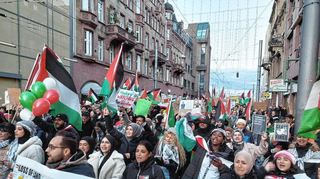 Eine Pro-Palästina-Demo in Mannheim.
