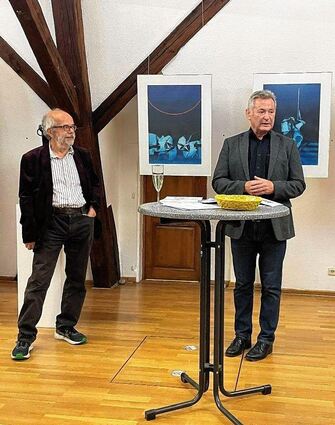 Albig-Laudator Karlheinz Treiber (l.) und Bernd Gerstner.