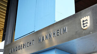 Das Landgericht Mannheim.