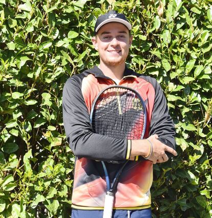 Cedric Kaufmann hat schon als Fünfjähriger mit dem Tennis begonnen.